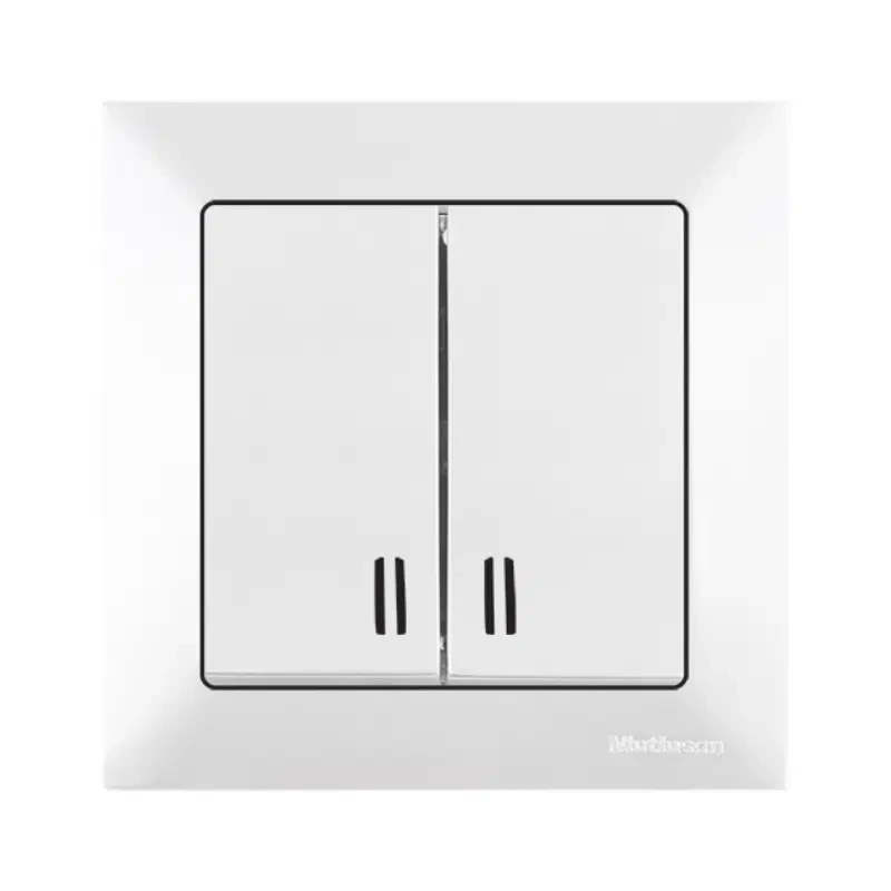 Сериен ключ светещ схема 5-10А Бял Candela Mutlusan.png